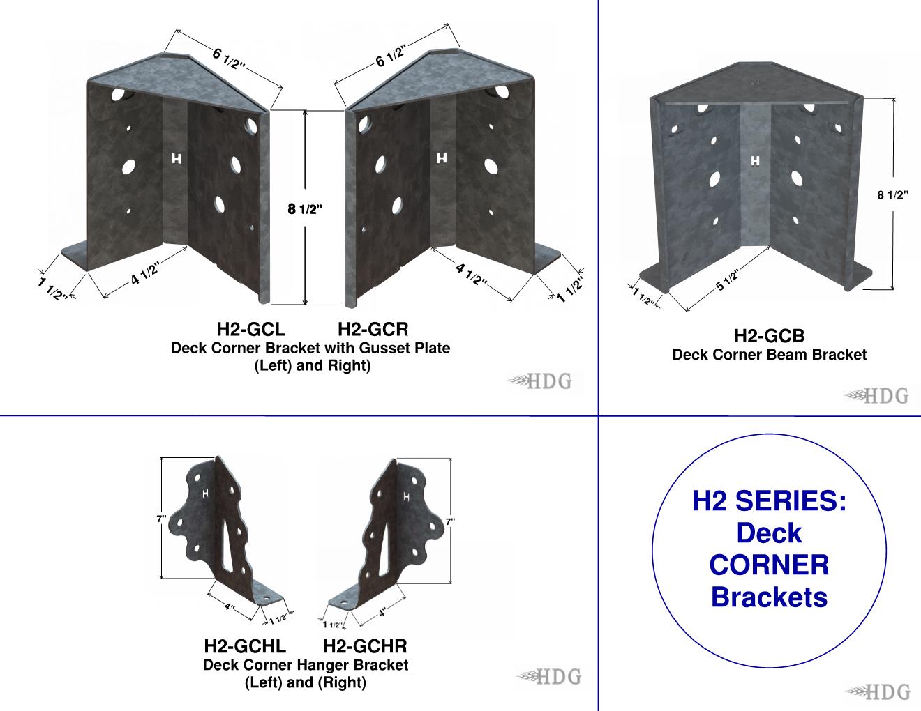 deck brackets and hangers